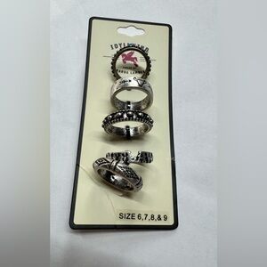 Idyllwind Silver-Tone Ring Set